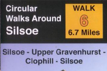 Map for Silsoe - Upper Gravenhurst - Clophill - Silsoe