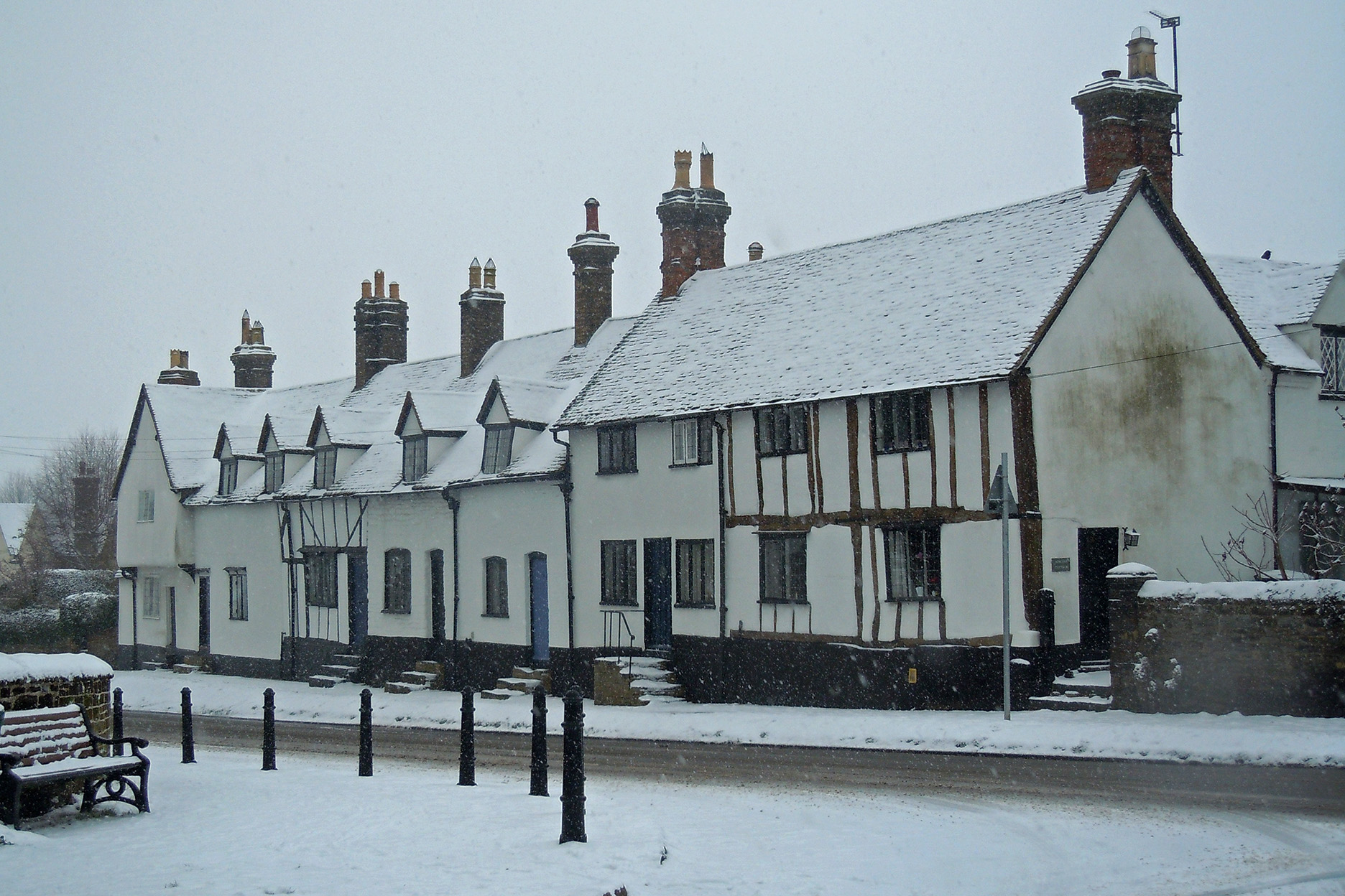 Cottages on the High Street, Silsoe