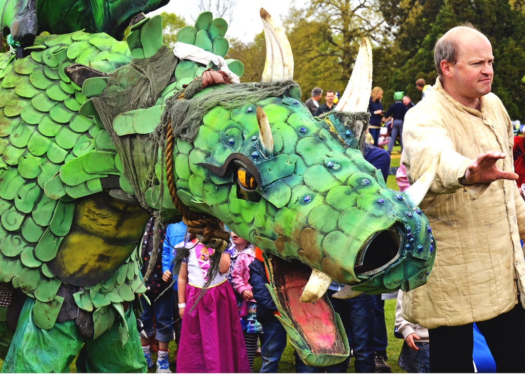 St George and the Dragon performance