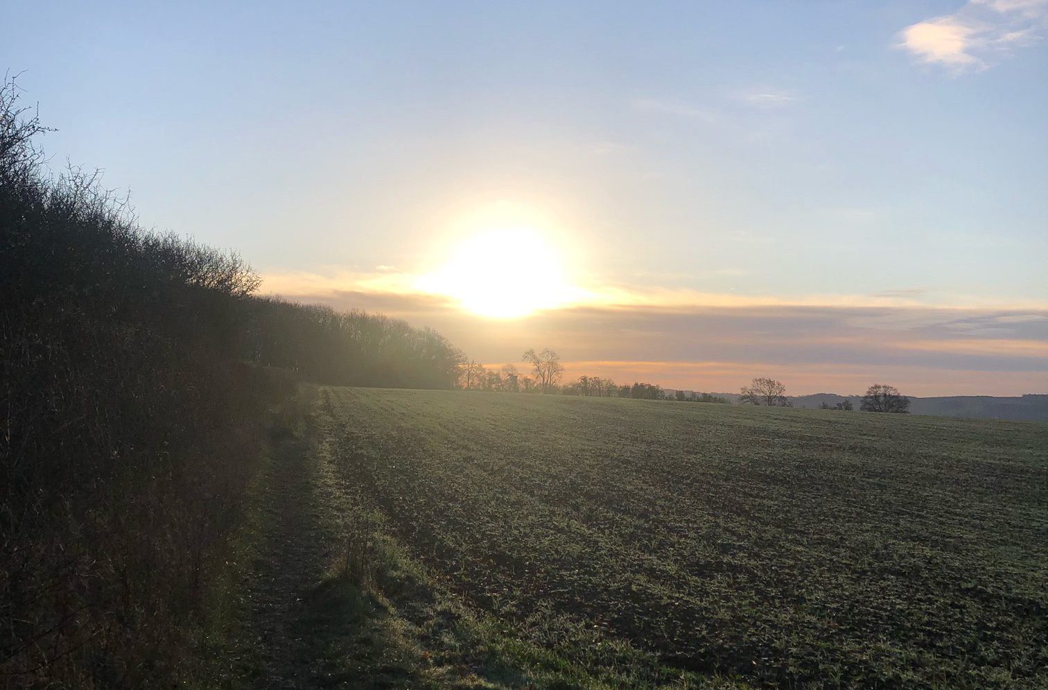 Scene from around Silsoe village